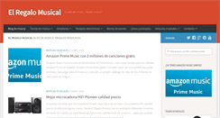 Desktop Screenshot of elregalomusical.com