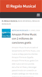 Mobile Screenshot of elregalomusical.com