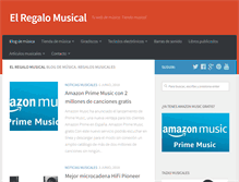 Tablet Screenshot of elregalomusical.com